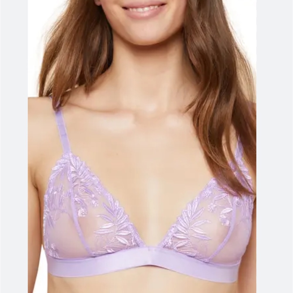 Etam Senteur Lace Bralette - Mauve